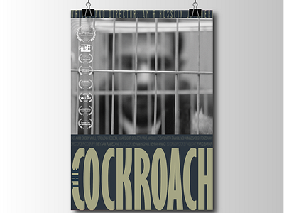 Award-nominated Short Film Poster "The Cockroach" award nominated cinema film poster graphic design movie poster poster poster design short film