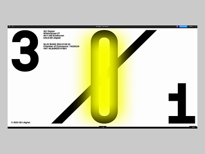 Exploration visual identity process for 301.digital brand branding design layout logo logotype typography visual identity