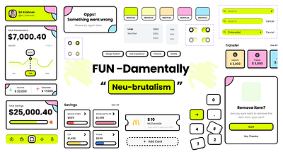 Animated Dashboard & Mobile App animated branding dashboard dashboard design design figma gaming style logo mobile app mobile design neubrutalism presentation responsive stylish ui ux unique wow design