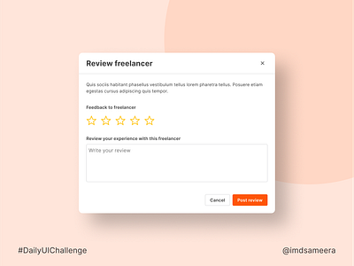 A feedback form with a rating slider & comment box app design daily ui daily ui challenge design mobile app design rating ui review ui ui ui design ui design challenge ui inspiration uiux ux ux design