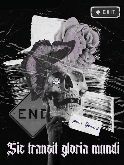 Collage "Memento" art collage design graphic design grunge illustration poster