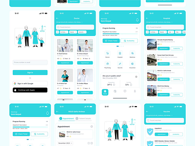 SehatBersama - Indonesian Public Healthcare Animated Version apps design health health app healthcare inspiration medical medicine mobile telemedicine ui userinterface ux visual exploration