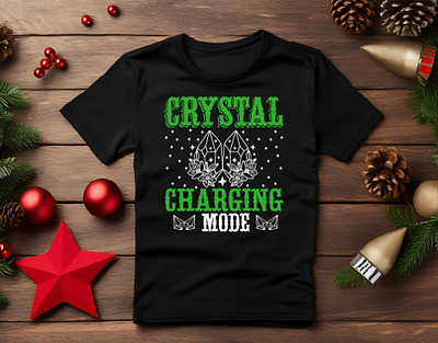 Crystal T-shirt design crystal design diamond gold graphic design t shirt t shirt design ts typography vector