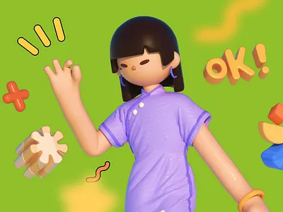 Pickcat IP character design 3d branding c4d figma graphic design ip character design marvelous design motion graphics octane pickcat programming community skeleton binding social platforms