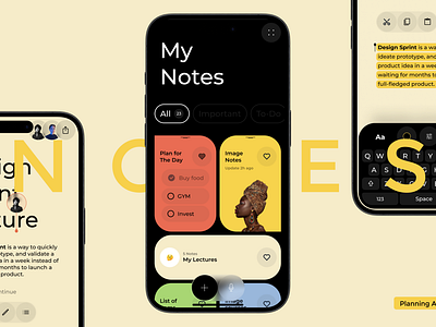 Planning App mobileappdesign notesapp organizationapp planningtool productivityapp taskmanagement uiuxdesign userexperience userinterface workflowmanagement