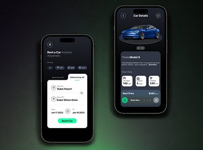 DriveEasy: Your Everyday Car Rental Companion 3d animation app bike branding car challenge design graphic design logo motion graphics rent rental rental app tesla ui uiux ux website