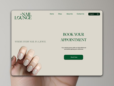 Webdesign | Nail Lounge Brand branding branding design design digitalmarketing graphic design illustration logo site ui ux vector webdesign