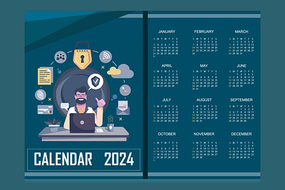 Calender design animation graphicsujon71 monthly calendar sujon ui