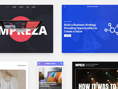 Impreza – WordPress Website and WooCommerce Builder website theme