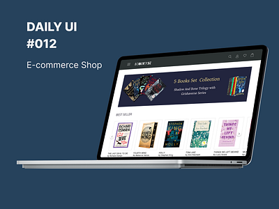 Daily UI #012 (E-Commerce Shop) book store bookstore daily ui dailyui12 e commerce ui online shopping shopping ui ui ux design ux website