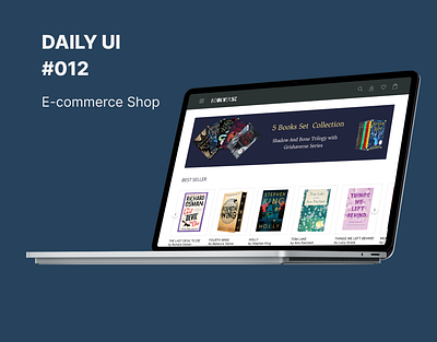 Daily UI #012 (E-Commerce Shop) book store bookstore daily ui online shopping shopping ui ui ux design ux website