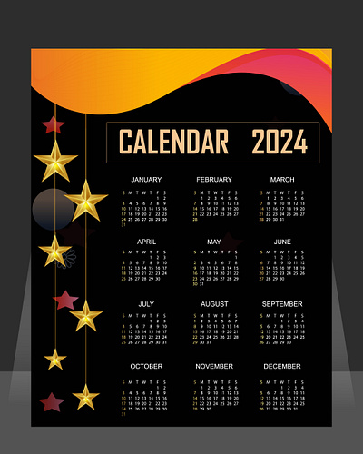 calendar 2024 graphicsujon71