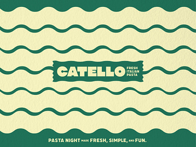 Catello Fresh Italian Pasta branding graphic design logo rebrand