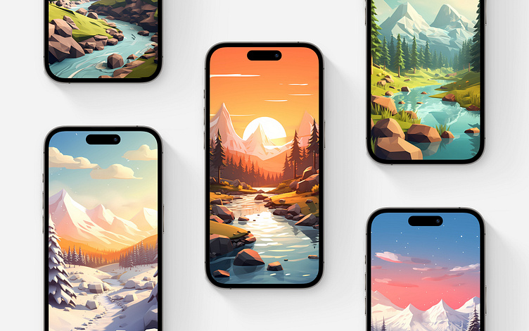 Landscapes Wallpaper Pack by BHPX on Dribbble