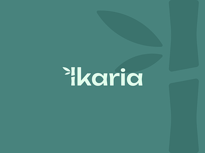 Ikaria | Logo and Brand Identity by Logolivery.com bamboo branding china design graphic design green ikaria illustration logo logolivery typography vector