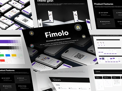 Fimolo - Banking Ui Kit Mobile app bank app bank card banking credit card finance finance app financial app fintech mobile mobile app money app money transfer online banking send send money transfer transfer money ui wallet app