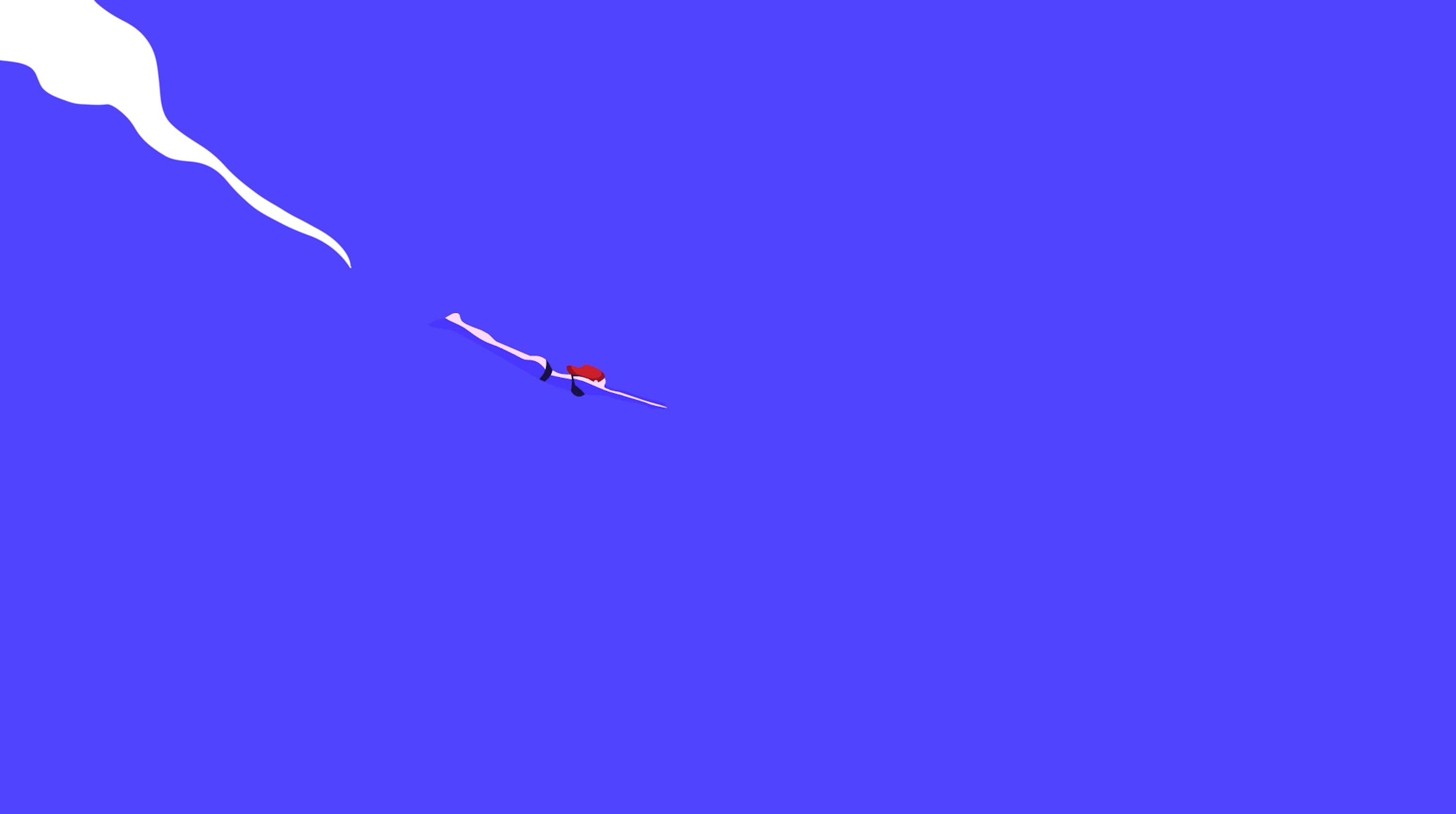 Cancer. Swimming 2d animation 2danimation art direction cancer cancer treatment cel animation character frame by frame illustration motion offbeatestudio swimming