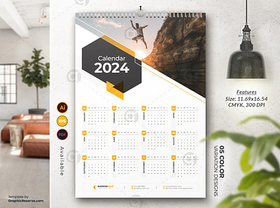 One Page Standard Wall Calendar 2024 Template Model 1 page wall calendar 1 page wall calendar 2024 business calendar business wall calendar 2024 calendar 2024 clean calendar design clean design creative calendar didargds calendar modern calendar new year 2024 new year calendar office calendar office calendar 2024 office desk calendar one page calendar one page calendar 2024 trending design trendy calendar wall calendar 2024