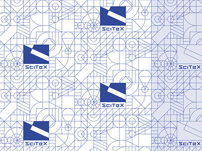 SciTex arrow brand branding contur design development font geometry identity illustration line logo logotype pattern research scientific ski tex