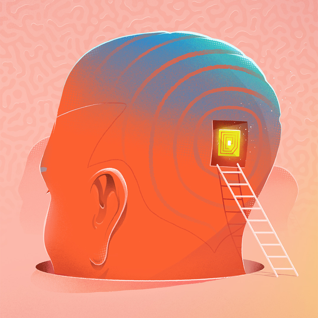 🔲 art direction dystopia future human illustration magazine microchip technology