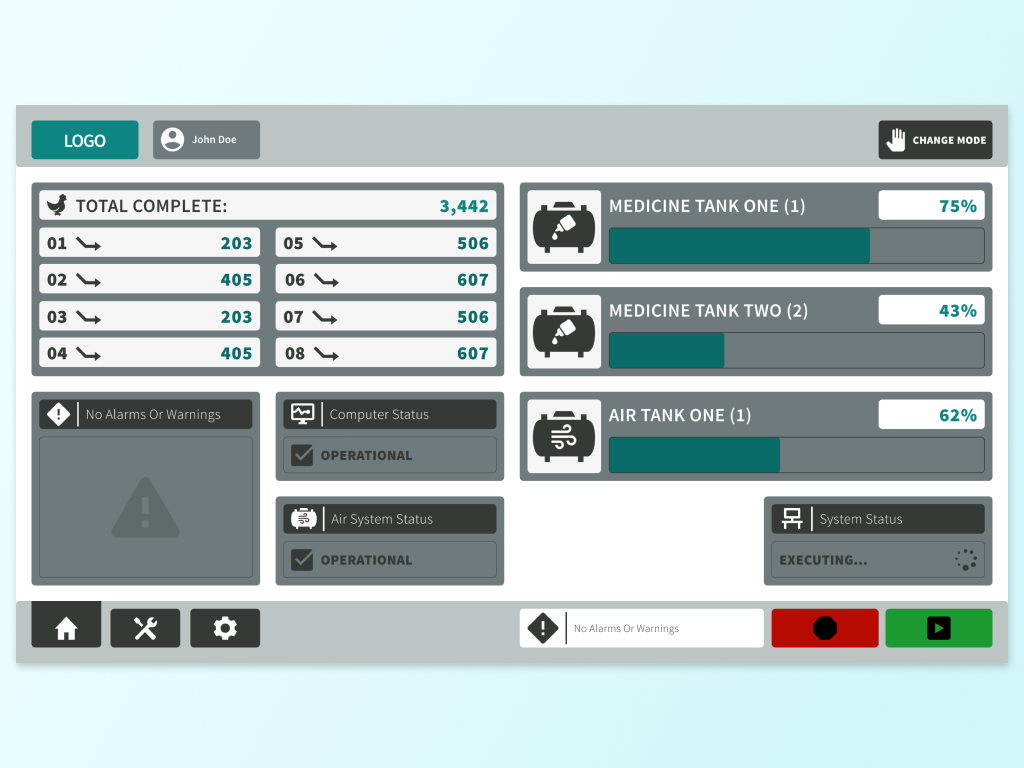 HMI Operator Dashboard dark light mode dark mode darkmode dashboard dashboard list gui hmi humanmachine interface interface lightmode machine operator product product design ued ui ui design user experience ux ux design