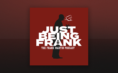 Just Being Frank: Podcast Logo branding graphic design logo podcast sports
