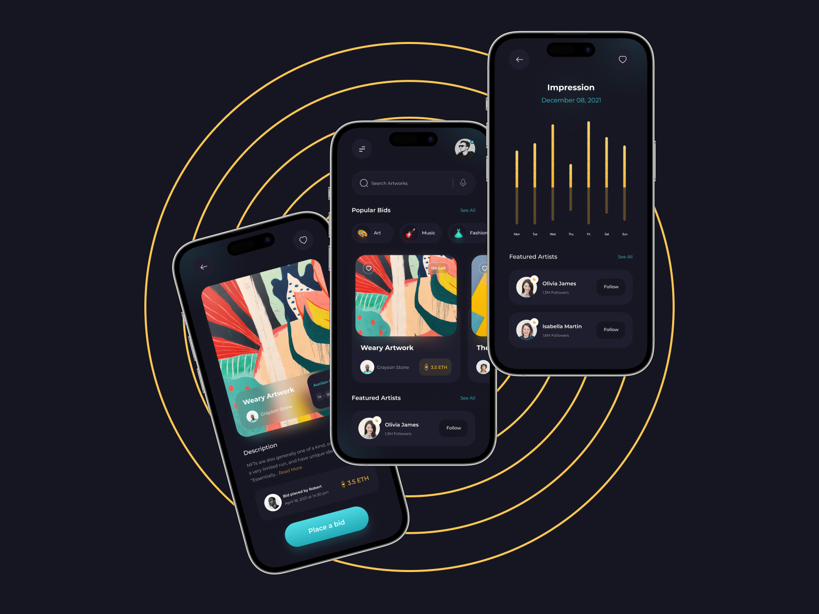 NFT Marketplace App 3d dribblenftapp nftapp nftart nftartist nftcollectibles nftcollector nftcommunity nftdesign nftdevelopment nftmarketplace ui