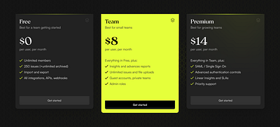 Pricing design figma pricing ui