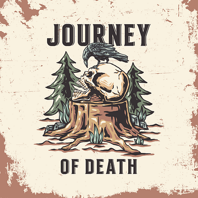 Journey Of Death art artwork digital art drawing journey skull