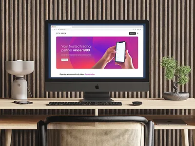 City Index graphic design logo ui