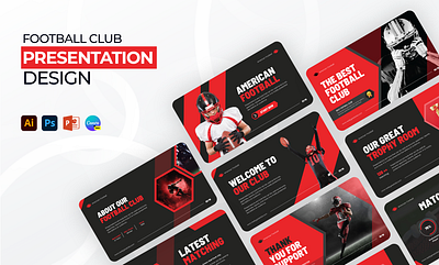 Football club Presentation Design business presentation canva presentation design graphic design pitch deck powerpoint powerpoint presentation presentation design