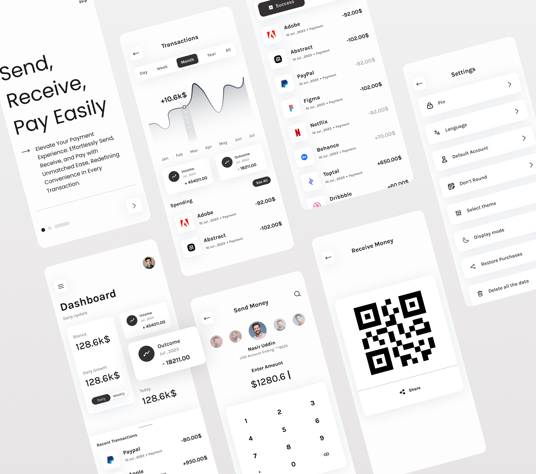 A Futuristic Fintech Experience appdesign appinnovation designchallenge designcommunity designexploration digitalfinance digitalwallet financeapp financedesign financerevolution financial fintechjourney mobiledesign paymentsolutions techinnovation techtrends ui uiinspiration uiux userexperience