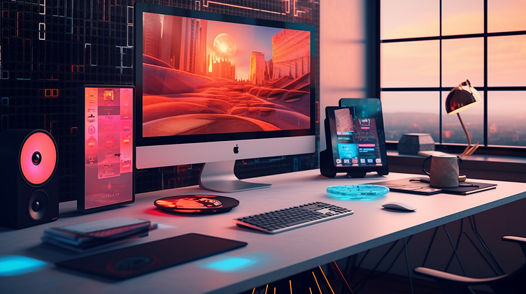 Futuristic workstation deals