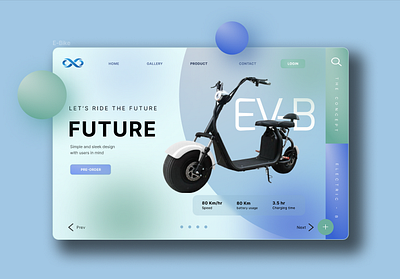 EV-B branding e com figma front end futuristic graphic design logo motion graphics ui web design