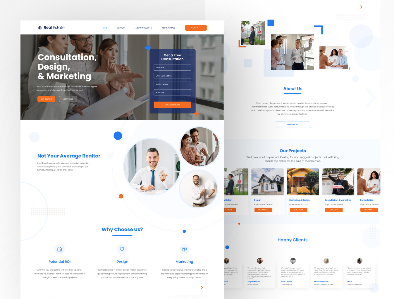 real-estate-landing-page-by-dhanabal-on-dribbble