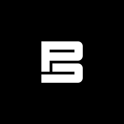 P+B Logo abstract bold branding design geometric graphic design icon logo minimal monogram simple symbol