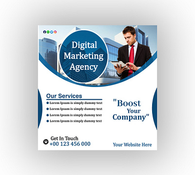 A DIGITAL MARKETING BANNER DESIGN