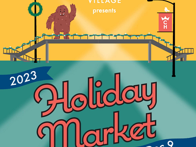 Holiday Market Promo after effects graphic design illustration motion design motion graphics typography