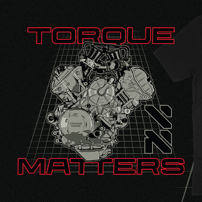 Torque Matters - Yammie Noob branding graphic design illustration illustrator motorcycles sport bike torque matters v4 yammie noob youtube