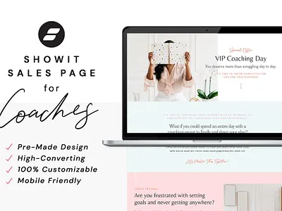 Showit Landing Page designs themes templates and downloadable graphic Showit Landing Page designs themes templates and downloadable graphic