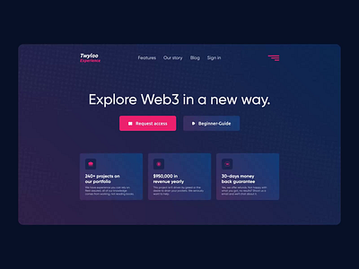 ✨ Twyloo Web Design bitcoin crypto ethereum landingpage litecoin solana ui userexperience userinterface ux web3