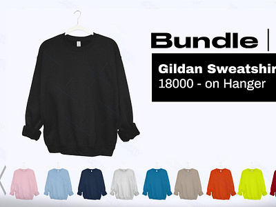 Gildan front and back Gildan 18000 Front and Back Sweatshirt Mockup | Light  Blue 18000 Mockup | Light blue Gildan Sweatshirt Mockup