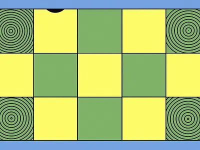 trippy checkered squares & balls after effects animation circles colors graphic design trippy