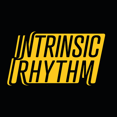Intrinsic Rhythm Logo branding design graphic design logo music record label typography