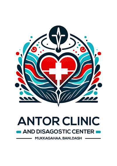 Clinic logo graphic design logo ui