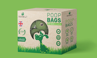 Pet Bags Packaging amazon product packaging box design box packaging illustration packaging design pet packaging product packaging ui