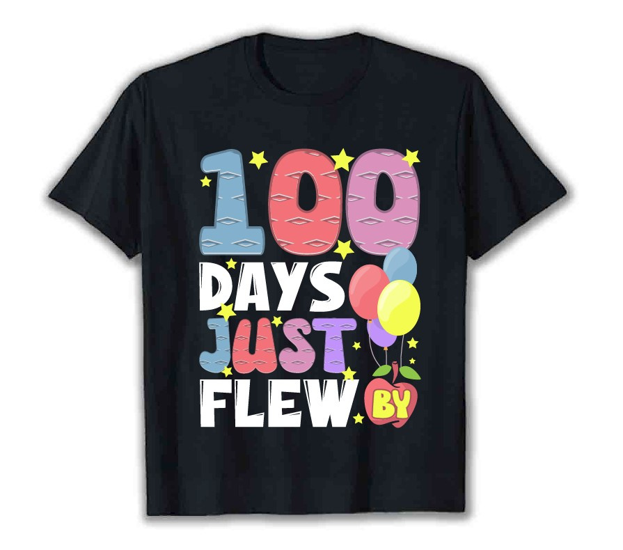 100 Days T Shirt Design By Md Siddique Mir On Dribbble