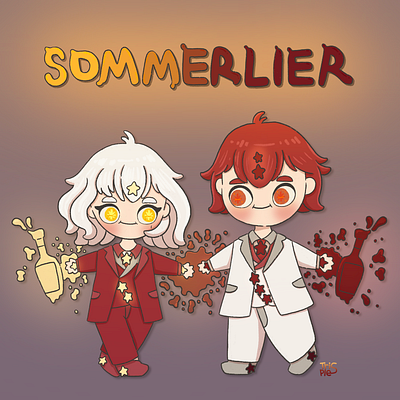 Sommeliers Character Design | CMS 🍷 2d character design illustration