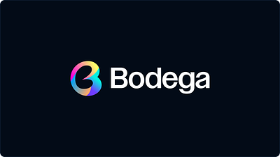 Logo for Bodega | Dynamic NFTs for Gaming, AI and collectibles b bodega branding colorful colors design heart illustration letter logo nft shape
