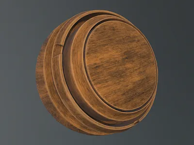 Wood Material (02) 3d archviz environment game art material substance painter texture wood
